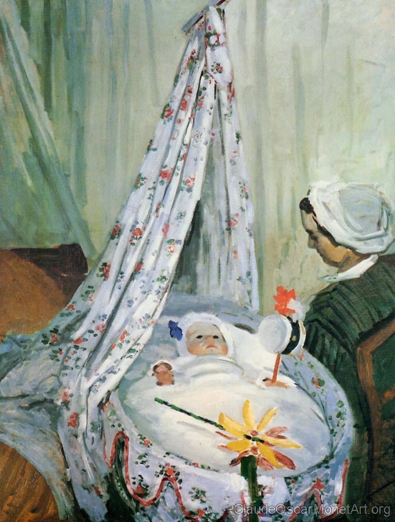 Jean Monet in His Cradle